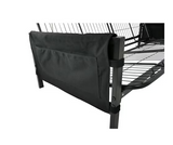 NEW Retails $280 Fully Assembled DHP Fairview Metal and Storage Arm Futon with 6 inch Mattress, Black
