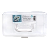 New American Crafts We R Craft Tool Box Translucent Plastic Storage Case