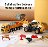 New in box! Construction Vehicles Truck Toy Playset, Kids Engineering Truck set, Crane, Excavator, Cement, Fuel Truck, Wheel Loader W/ 3 Interchangeable Parts Retails $70+