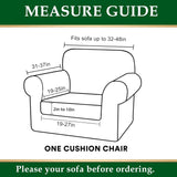 New Retails $50+ CRFATOP 2 Piece Chair Covers Stretch Sofa Covers Couch Slipcovers Washable Armchair Sofa Couch Slipcover Furniture Protector with Elastic Bottom for Living Room in Camel