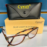 New Cyxus Blue Light Blocking Readers +3.0, Includes case, cleaning cloth & original box , #124