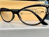New Cyxus Blue Light Blocking Readers +2.0, Includes case, cleaning cloth & original box , black