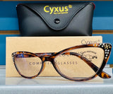 New Cyxus Blue Light Blocking Readers +2.0, Includes case, cleaning cloth & original box , brown tortoise
