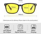 New Unisex Cyxus Blue Light Glasses Women/Men, Blocking UV Bluelight Filter Computer Eyewear for Gamer Anti Eye Fatigue Eyeglasses