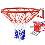 NEW Retails $110, Gymax 18'' Basketball Ring Hoop Net Outdoor Hanging Basket