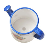 NEW The Pioneer Woman Farmhouse 6-Inch Blue & White Watering Can Ceramic Planter