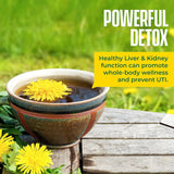 New Kiss Me Organics Dandelion Root Tea 1 Pack (20 Bags) of Organic Dandelion Root Digestive Detox Tea Vitamin Rich Teabags to Cleanse and Help Boost Immunity﻿ BB Sep/23