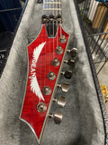 Brand new Dean Custom 350 Floyd Rose Electric Guitar Trans Red - C350F TRD Includes lined hard case