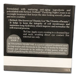 New Delfanti Milano Charcoal Purifying Night Cream, 1.7 oz, Made in Italy