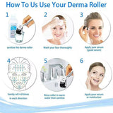 New 540 Titanium Micro Derma Roller 1.0 mm For Acne Scars Wrinkles ,Beard ,Hair Loss