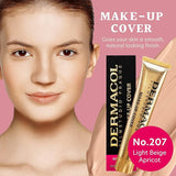 New sealed Dermacol 207 Make-Up Cover 30 g, Widely used as a professional make-up for photo or film shoots, modeling
