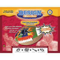 NEW Janlynn Design your own FOOTBALL Kit - Includes Football, Paint, Brushes & Pump