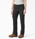New Dickies Women's Everyday FLEX Cargo Pants, Black (Size 6 Waist Regular Length) Retails $75+