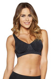 NEW Retails $45, Rhonda Shear Divine Seamless Underwire Bra, Black, Sz 1XL