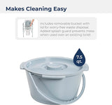 New in box! Drive Medical Steel Folding Bedside Commode