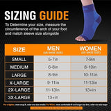 New Retails $54+ Doc Miller Plantar Fasciitis Socks Medical Grade Compression Foot Sleeves - Ankle Arch & Heel Support Achilles Tendon Support, Heel Spurs Tendonitis, Joint Pain Eases Swelling (Blue, Medium)