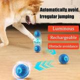 New Vibrating Dog Ball, Shaky Ball Toy for Dogs, Shaking Dog Ball, Petdroid Interactive Dog Ball, Automatic Moving Dog Toy Ball for/Small/Medium/Large Dogs, USB Rechargeable