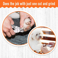 NEW TACKLIFE TKRT20D Dog Nail Clipper with Grinder, 3-Speed Electric Rechargeable Pet Nail Trimmer