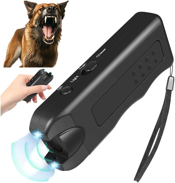 New Ultrasonic Dog Repeller, Anti Barking Devices Super Ultrasonic Dog Chaser Dog Bark Deterrent Device Bark Box Sonic Barking Deterrent Devices for Indoor Outdoor Use