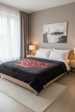 New Reversible Touch Me Don't Touch Me Plush Mood Throw Blanket, 50x60 Inch