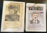 Pre-owned Collectible 40: A Doonesbury Retrospective Garry Trudeau Hardcover Comic! Massive size with slip case! Signed Copy 2010
