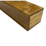 NEW Retails $360 Cecilia Fireplace Shelf Mantel Golden Oak 72"