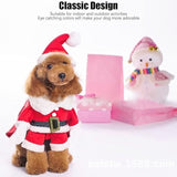 NEW Sz S Santa Pet Costume with Hat