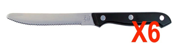 NEW Update International 9.7'' Serrated Steak Knives - Set of 6