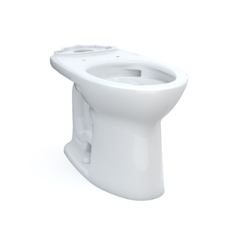 NEW Retails $265 TOTO Drake Elongated Tornado Flush Toilet Bowl with CEFIONTECT in Cotton White