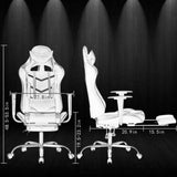 NEW Retails $365+ Assembled BestOffice Racing Gaming Chair, Black & White