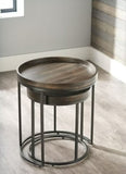 NEW Hometrends Wooden Nesting Tables, Set of 2 Wooden Nesting Tables