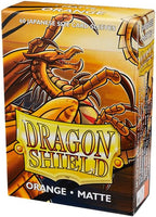 New Dragon Shield Japanese Size Sleeves – Matte Orange 60CT - Card Sleeves Smooth & Tough - Compatible with Pokemon, Yugioh, & More– TCG, OCG, Orange Matte