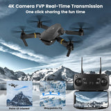 New E58 Drones for Adults with 4K Cameras, FPV Live Video RC Quadcopter Mini Drone for Kids, Beginners, Great Easter Gift, 120° Wide Angle, 3D Flip, Headless Mode, One Key Return