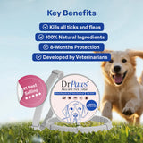New DrPaws® 8 Months Flea and Tick Free Collar, Retail $50+