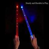 New Retails $169+ Luminous Light Up Drum Sticks Bright LED Drumsticks with 15 Color Gradient for Drummer Beginners Drum Sticks