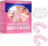 NEW Mouth Guard for Clenching Teeth at Night, Professional & Comfortable 2pcs Night Guards for Teeth Grinding with Hygiene Case Set, Pink