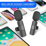 New Dual Wireless Lavalier Microphones, Designed for iPhone/iPad video/voice recording