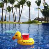 NEW Floating Drink Holder - Inflatable Floating Cup Holder for Pool - Cute Decor Tray Outdoor Toys for Kids Adults Summer Swimming Spa Beer Beach Party Lake River Poolside, includes 1 Holder