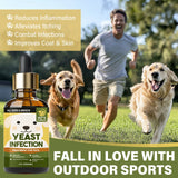 NEW Yeast Infection Treatment For Dogs, Yeast Infection Drops For Dogs, 2 oz