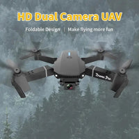 New 2025 New E88 Beginner Drone for Youngsters & Adults - WiFi Enabled, Real-Time Video, Headless Mode, One-Key Takeoff, 360° Flips, Portable Case Included