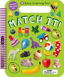 NEW Early Learning Fun: Match It! Dry Erase Book, includes marker