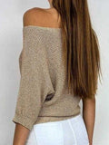 NEW Retails $110+ Classic Brown Knitted Long Sleeve Sweater Size L