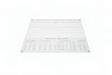 Weights & Measures Tempered Glass work surface protector, cutting board! Heat, bacteria & stain resistant! Measurements & ruler on board especially handy for baking!