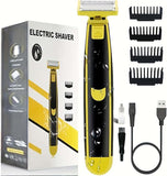 New Full Body Washed Wet and Dry Shaver Men's Electric Shaver Full Body Wash Wet and Dry Double Shave Dry Wet Mens Facial Shaver Ergonomic Body Shaver