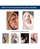 New Retails $90+ Ear Clip Electrodes for CES Sleep TVNS Vagus Nerve Stimulation for Stimulator Black