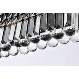 New Retails $357+ Elegant Lighting Metal and Crystal 30 inch 7 Light Maxime Wall Vanity Light Sconce, easy to install