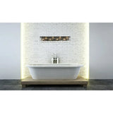 New Retails $357+ Elegant Lighting V2032W30BK-RC 30 in. Maxime Wall Sconc
