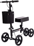 New in box! YF-9003-1 ELENKER® Knee Scooter with Basket Dual Braking System for Ankle and Foot Injured Black Retails $150+