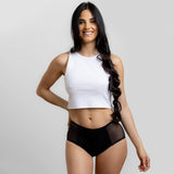 New Ellza™ Menstrual Panties - Serenity High Waist Black, 1 Pair, Sz M! Retails $43+