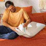 New EMMA Memory Foam Pillow | Queen Size 16" x 28" | Breathable Bed Pillow with Head and Neck Support | Adjustable & Customizable with 3 Layers | Removable and Washable Cover Retails $99+